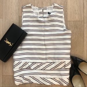 ANTHROPOLOGIE BELLE VERE NWT Pink & White Tier Top